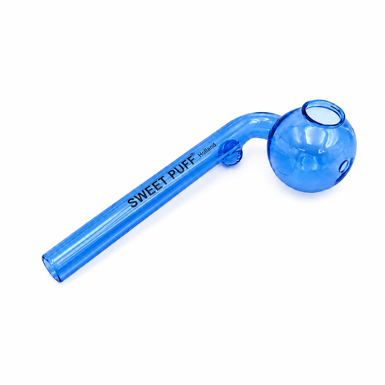 Full Colour Sweet Puff Glass Pipe 12cm - Oz Sweet Puff