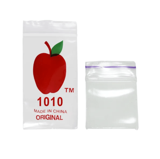1010 Apple Bags 100 Pack 25x25mm - Oz Sweet Puff