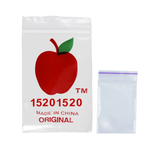 15201520 Apple Bags 100 Pack 38x50mm - Oz Sweet Puff