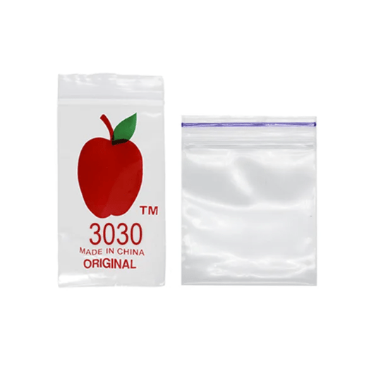 3030 Apple Bags 100 Pack 76x76mm - Oz Sweet Puff