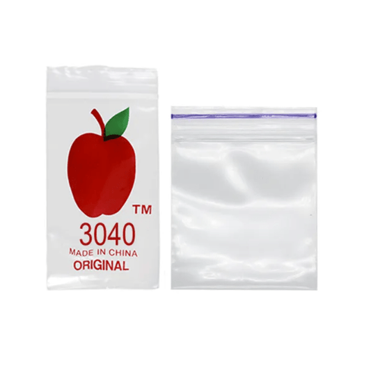 3040 Apple Bags 100 Pack 75x100mm - Oz Sweet Puff