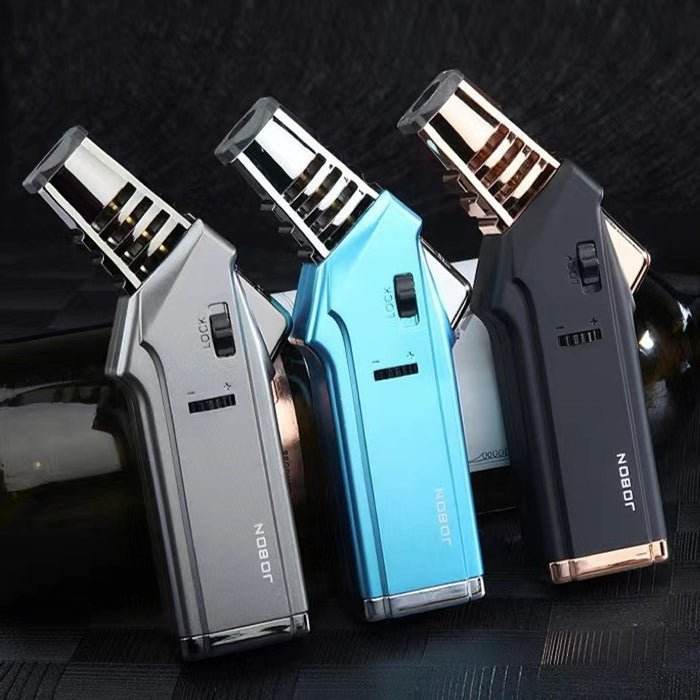 Jobon Large Refillable Single Jet Lighter 14cm