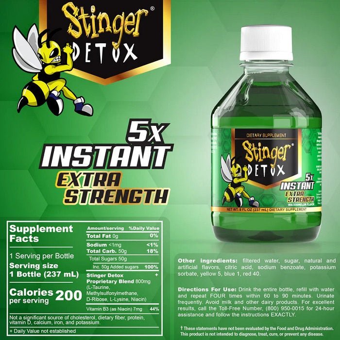DETOX - Stinger Instant Detox 5X Extra Strength (Watermelon) - Oz Sweet Puff