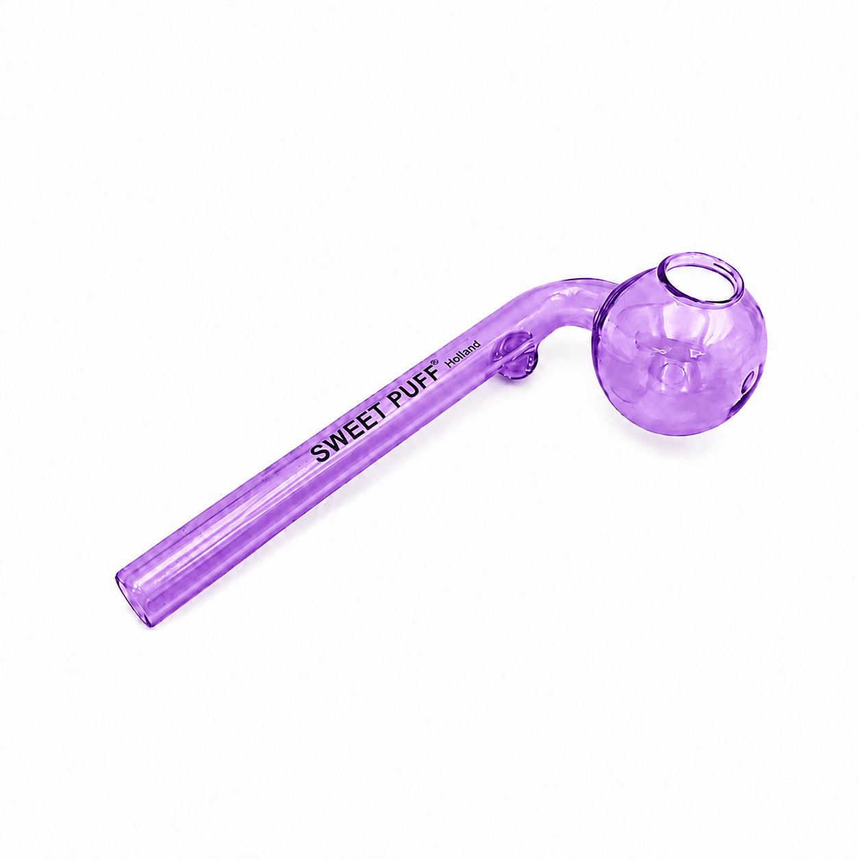 Full Colour Sweet Puff Glass Pipe 12cm - Oz Sweet Puff