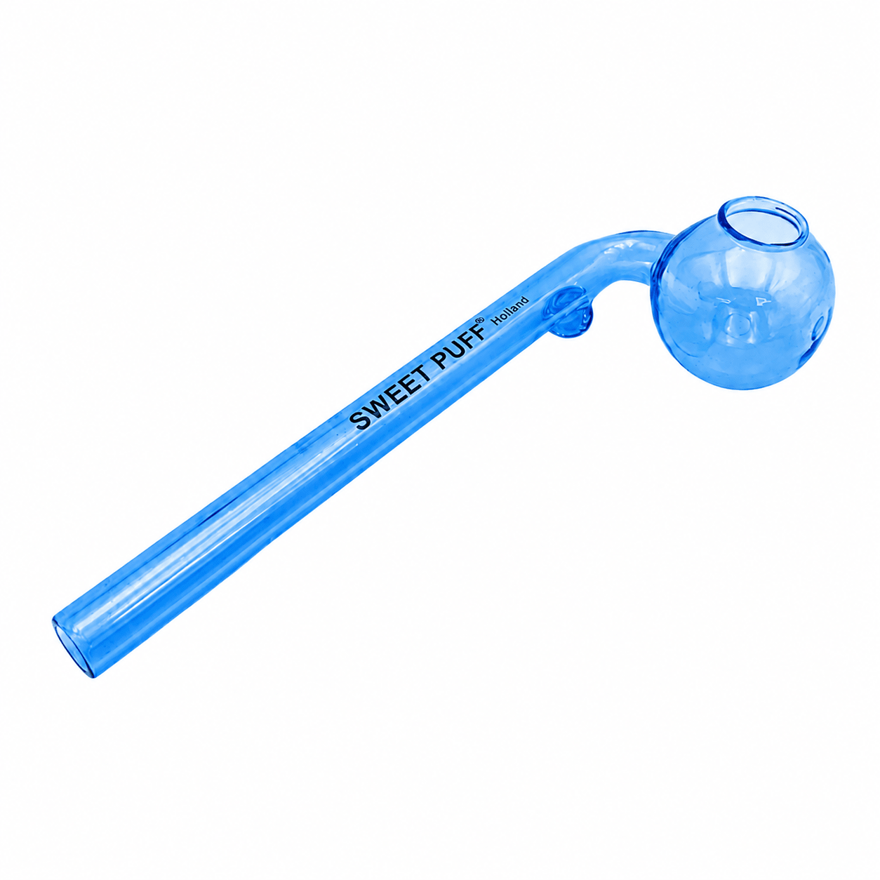 Full Colour Sweet Puff Glass Pipe 14cm - Oz Sweet Puff