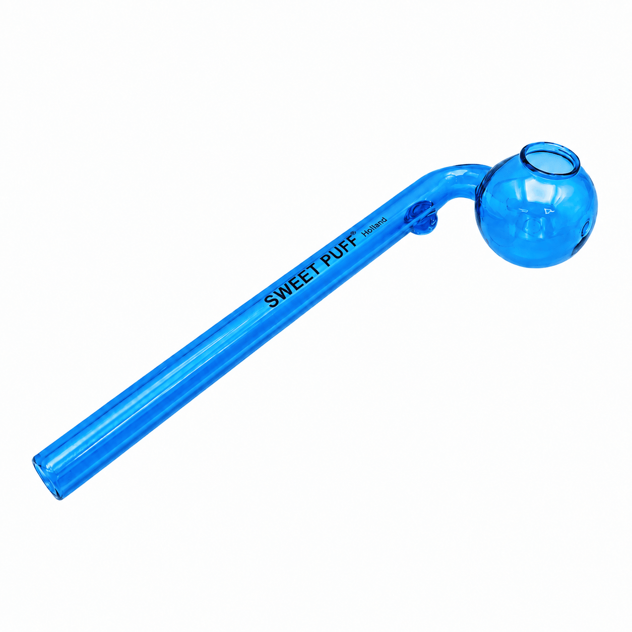 Full Colour Sweet Puff Glass Pipe 16cm - Oz Sweet Puff