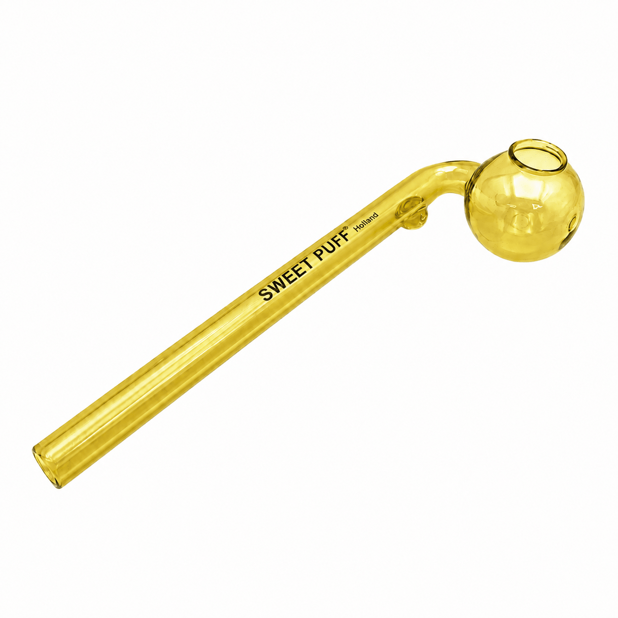 Full Colour Sweet Puff Glass Pipe 16cm - Oz Sweet Puff