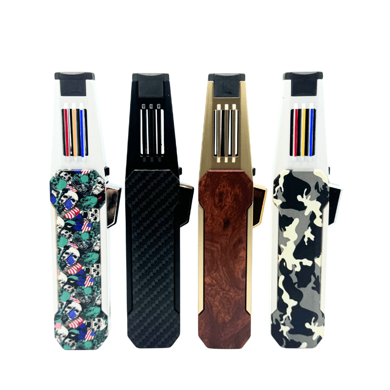 Jobon Large Zinc Alloy Jet Lighter 17cm - Oz Sweet Puff
