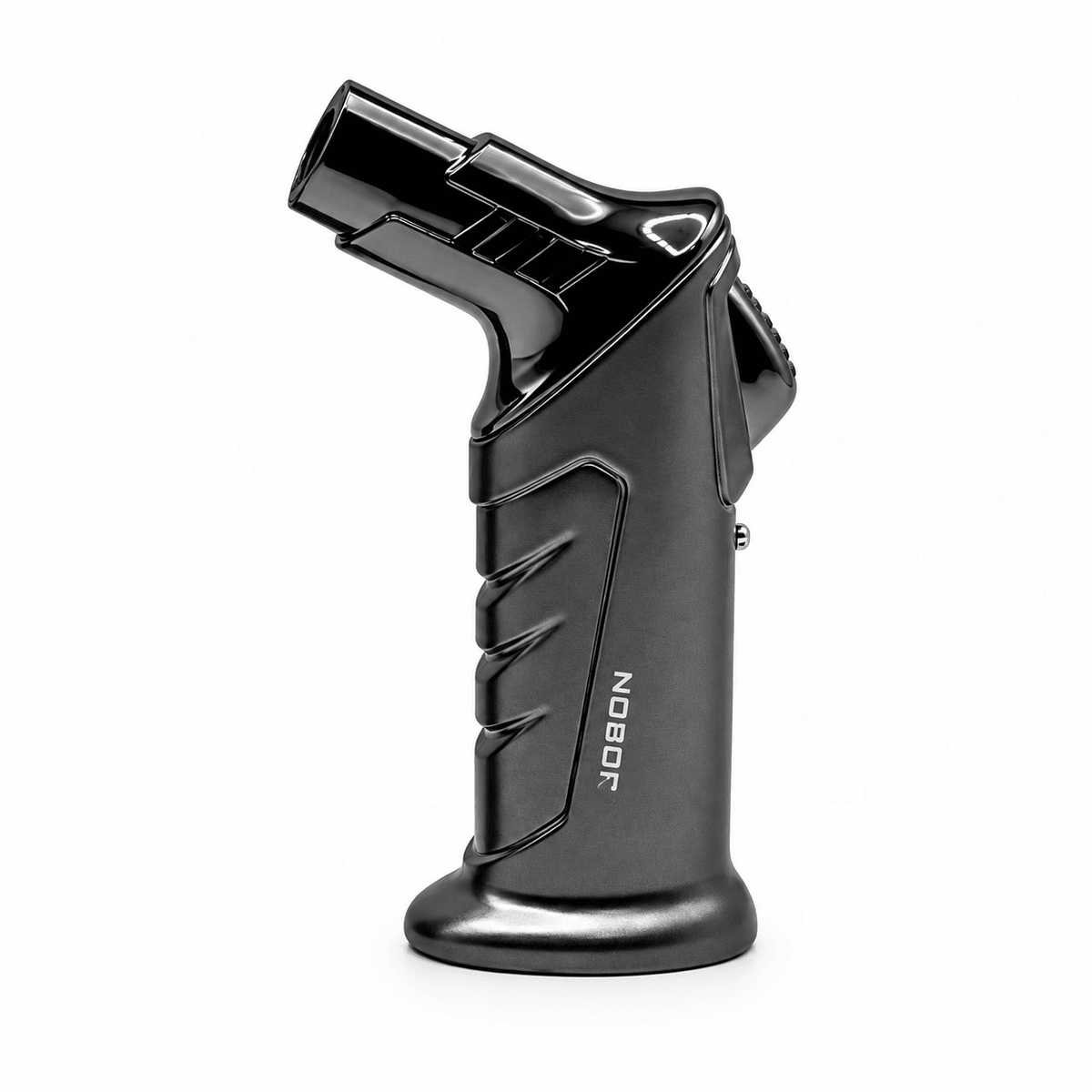 Jobon Standing Single Jet Flame Lighter 11cm Grey