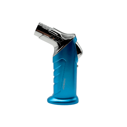 Jobon Standing Twin Jet Flame Lighter 11cm Blue