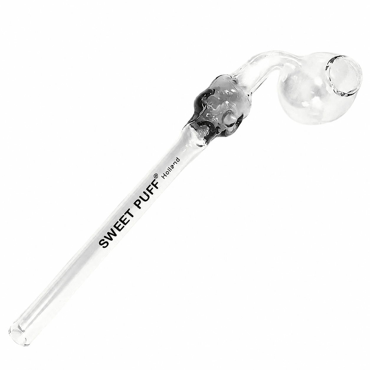 Skull Sweet Puff Glass Pipe 13cm - Oz Sweet Puff