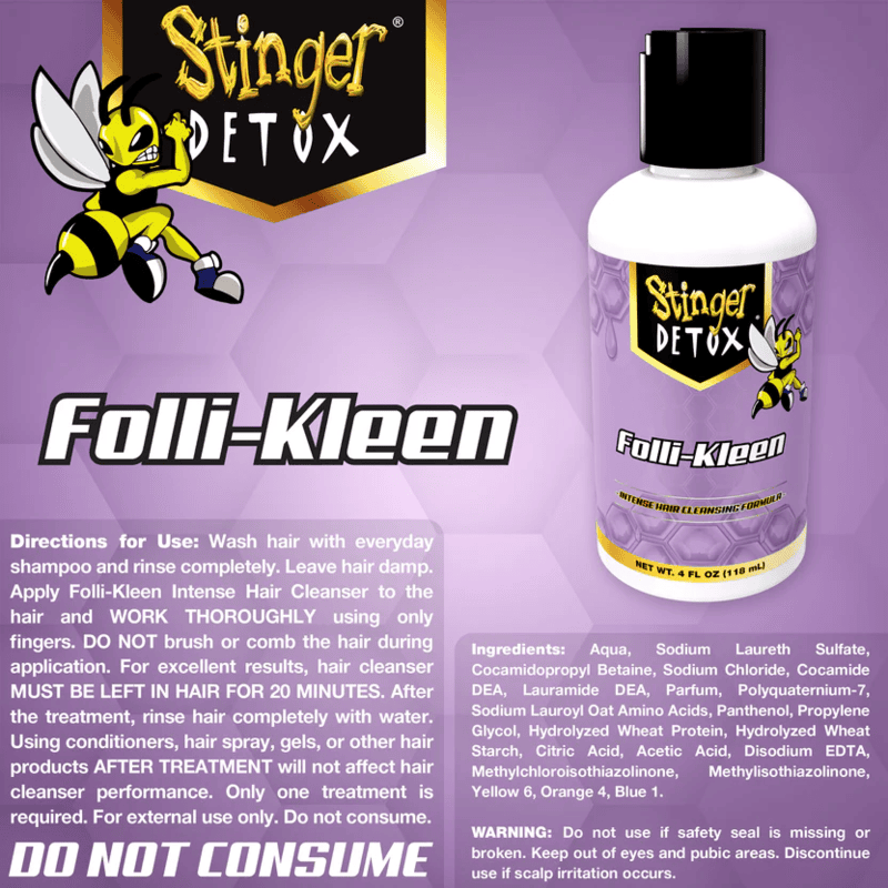 Stinger Folli-Kleen Hair Cleanser - Oz Sweet Puff