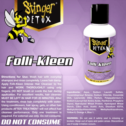 Stinger Folli-Kleen Hair Cleanser - Oz Sweet Puff
