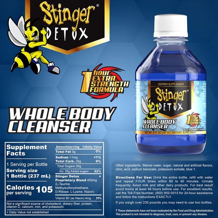 Stinger Whole Body Detox 1 Hr - Oz Sweet Puff