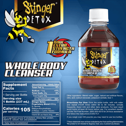 Stinger Whole Body Detox 1 Hr - Oz Sweet Puff