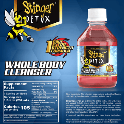 Stinger Whole Body Detox 1 Hr - Oz Sweet Puff