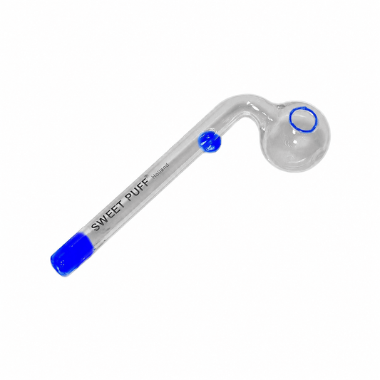 Sweet Puff Glass Pipe 12cm - Oz Sweet Puff