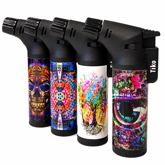 Tiko Psychedelic Jet Lighter 12cm - Oz Sweet Puff