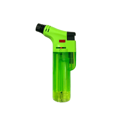 Transparent Stand Up Blowtorch Jet Lighters - Oz Sweet Puff