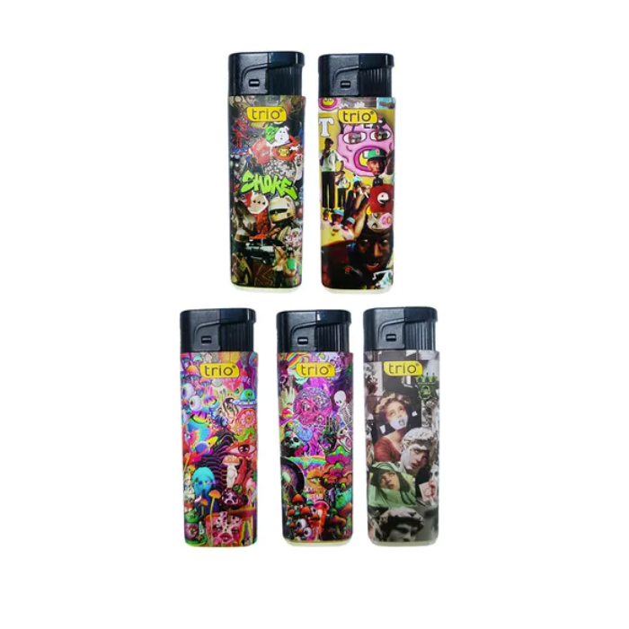 Windproof Graffiti Jet Lighter - Oz Sweet Puff